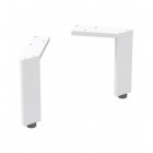 Geberit nóżki meblowe 15–15,8 cm biały mat 500.367.01.1