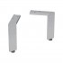 Geberit nóżki meblowe 15–15,8 cm chrom 500.367.00.1