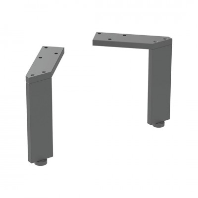Geberit nóżki meblowe 15–15,8 cm czarny mat 500.367.16.1