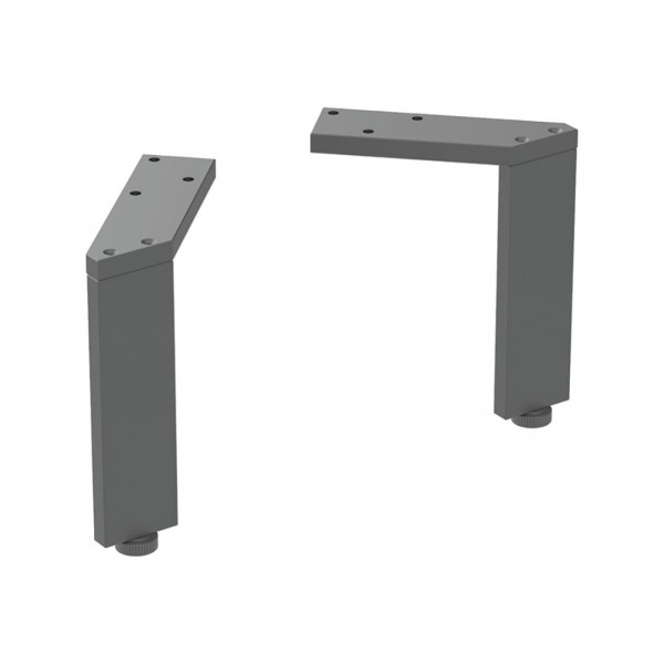 Geberit nóżki meblowe 15–15,8 cm czarny mat 500.367.16.1