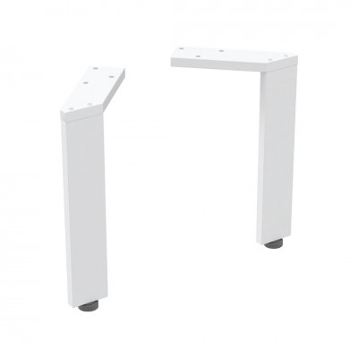 Geberit nóżki meblowe 22,5-23,3 cm biały mat 502.330.01.1