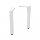 Geberit nóżki meblowe 26-26,8 cm biały mat 500.658.01.1