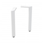 Geberit nóżki meblowe 30-30,8 cm biały mat 500.657.01.1