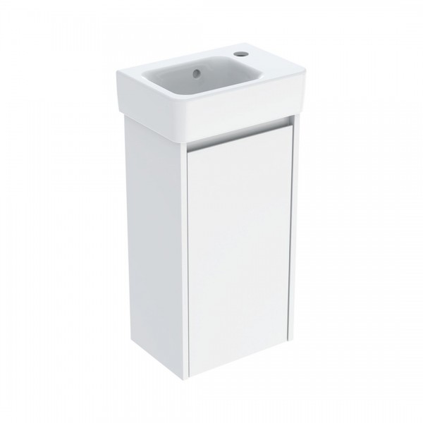 Geberit Selnova Square umywalka z szafką 36 cm biały połysk 504.130.01.1