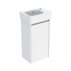 Geberit Selnova Square umywalka z szafką 36 cm biały połysk 504.130.01.1