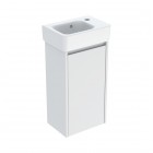 Geberit Selnova Square umywalka z szafką 36 cm biały mat 504.130.00.1