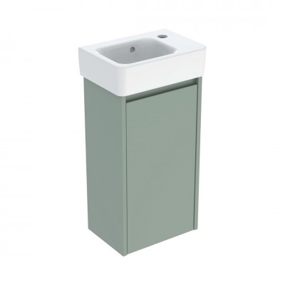 Geberit Selnova Square umywalka z szafką 36 cm wisząca szałwiowy 504.130.IK.1