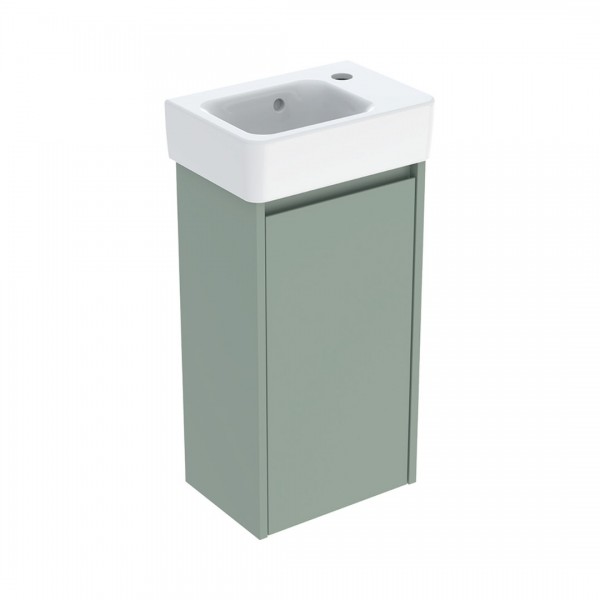 Geberit Selnova Square umywalka z szafką 36 cm wisząca szałwiowy 504.130.IK.1
