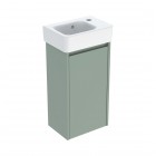 Geberit Selnova Square umywalka z szafką 36 cm wisząca szałwiowy 504.130.IK.1