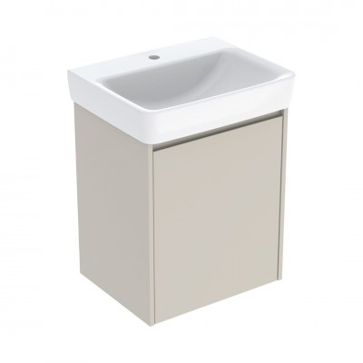 Geberit Selnova Square umywalka z szafką 55 cm szary piaskowy mat 504.133.DB.1