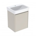 Geberit Selnova Square umywalka z szafką 55 cm szary piaskowy mat 504.133.DB.1