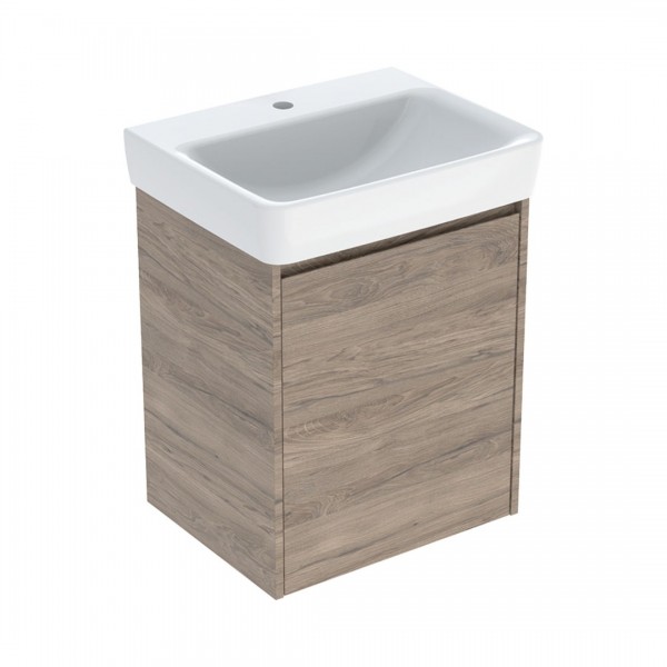 Geberit Selnova Square umywalka z szafką 55 cm orzech hickory 504.133.JR.1