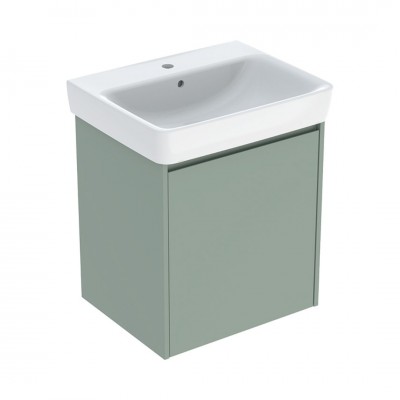Geberit Selnova Square umywalka z szafką 60 cm wisząca szałwia mat 504.134.IK.1