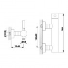 Kohlman Roxin bateria prysznicowa ścienna
