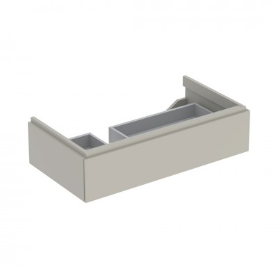 Geberit Xeno2 szafka podumywalkowa 88 cm wisząca prawa szary beżowy mat 500.513.00.1