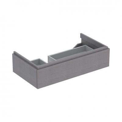 Geberit Xeno2 szafka podumywalkowa 88 cm wisząca prawa szary scultura 500.513.43.1