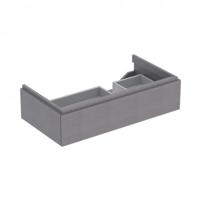 Geberit Xeno2 szafka podumywalkowa 88 cm wisząca lewa szary scultura 500.514.43.1