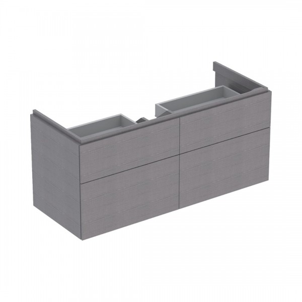 Geberit Xeno2 szafka podumywalkowa 120 cm 4 szuflady wisząca szary scultura 500.518.43.1