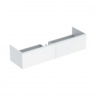 Geberit Xeno2 szafka podumywalkowa 139,5 cm z materiału mineralnego 2 szuflady wisząca biały mat 500.347.00.1