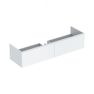 Geberit Xeno2 szafka podumywalkowa 159,5 cm z materiału mineralnego 2 szuflady wisząca biały mat 500.346.01.1