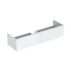 Geberit Xeno2 szafka podumywalkowa 159,5 cm z materiału mineralnego 2 szuflady wisząca biały mat 500.346.01.1
