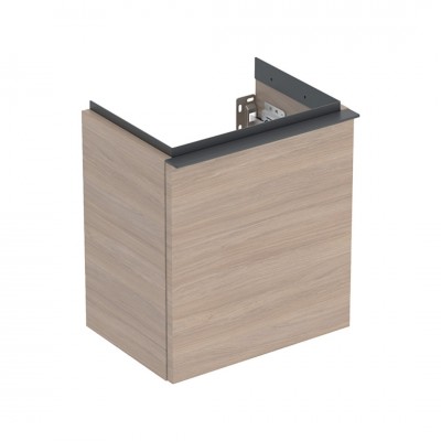 Geberit iCon szafka podumywalkowa 37 cm z 1 drzwiami zawiasy po lewej wisząca dąb/lava mat 502.301.JH.1