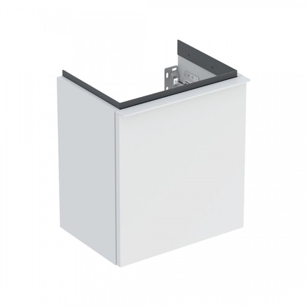 Geberit iCon szafka podumywalkowa 37 cm z 1 drzwiami zawiasy po lewej wisząca biały mat 502.301.01.3