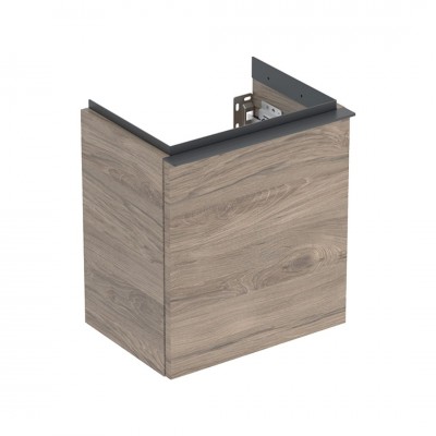 Geberit iCon szafka podumywalkowa 37 cm 1 drzwi zawiasy po lewej wisząca orzech hickory/lava mat 502.301.JR.1