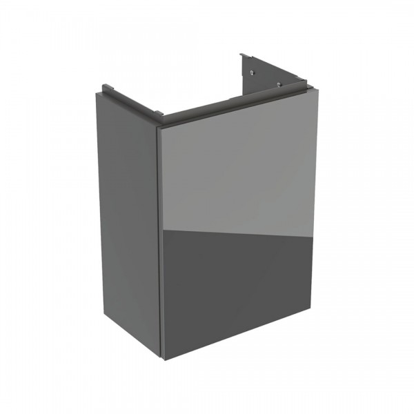 Geberit Acanto szafka podumywalkowa 39,2 cm wisząca lava mat/szkło 503.001.JK.2