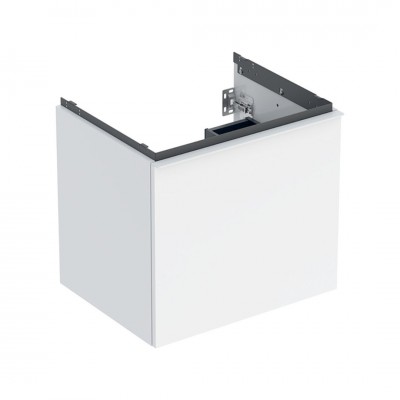 Geberit Acanto szafka podumywalkowa 59,2 cm wisząca biały połysk 503.003.01.1