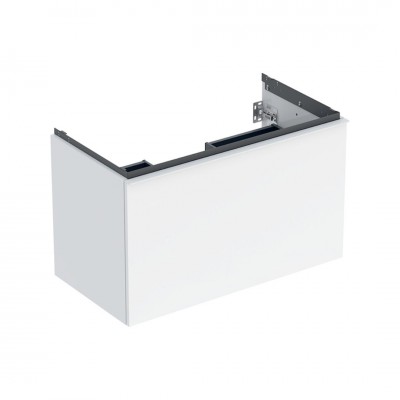 Geberit Acanto szafka podumywalkowa 88,8 cm wisząca biały połysk 503.005.01.1