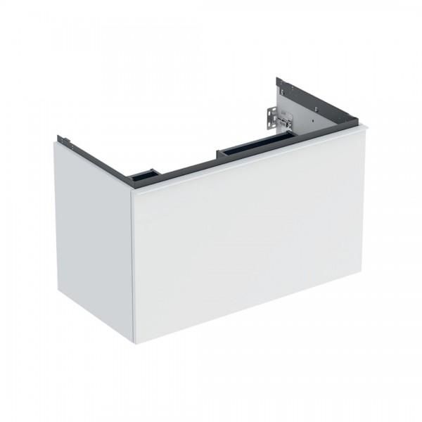 Geberit Acanto szafka podumywalkowa 88,8 cm wisząca biały mat 503.005.01.3