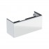 Geberit Acanto szafka podumywalkowa 118,4 cm wisząca biały połysk/szkło 503.006.01.2
