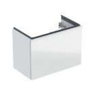 Geberit Acanto szafka podumywalkowa 74 cm wisząca biały połysk/szkło 503.009.01.2
