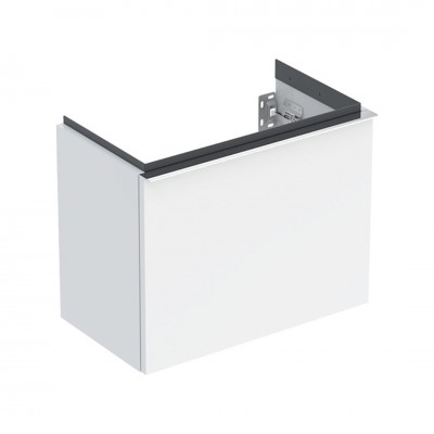 Geberit iCon szafka podumywalkowa 52 cm 1 szuflada wisząca biały połysk/chrom 502.302.01.2