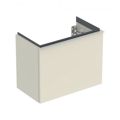 Geberit iCon szafka podumywalkowa 52 cm 1 szuflada wisząca szary piaskowy połysk/szary piaskowy ma 502.302.JL.1