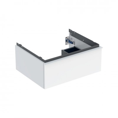 Geberit iCon szafka podumywalkowa 59,2 cm 1 szuflada wisząca biały połysk/biały mat 502.310.01.1
