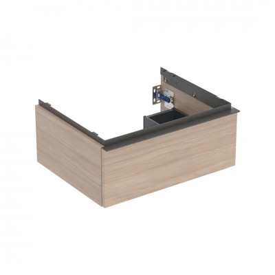 Geberit iCon szafka podumywalkowa 59,2 cm 1 szuflada wisząca dąb/lava mat 502.310.JH.1