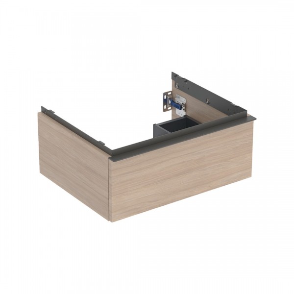 Geberit iCon szafka podumywalkowa 59,2 cm 1 szuflada wisząca dąb/lava mat 502.310.JH.1