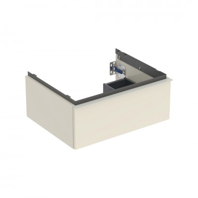 Geberit iCon szafka podumywalkowa 59,2 cm 1 szuflada wisząca szary piaskowy mat 502.310.JL.1