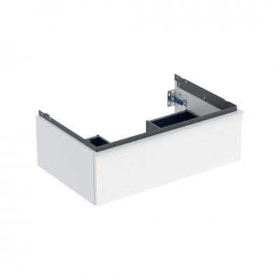 Geberit iCon szafka podumywalkowa 74 cm 1 szuflada wisząca biały połysk/biały mat 502.311.01.1