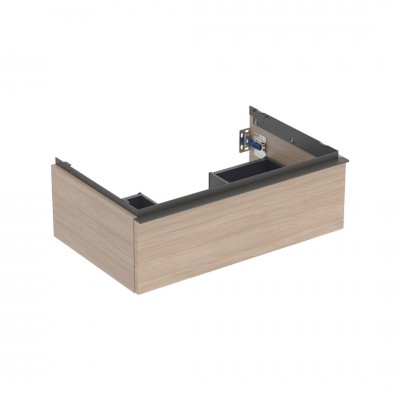 Geberit iCon szafka podumywalkowa 74 cm 1 szuflada wisząca dąb/lava mat 502.311.JH.1