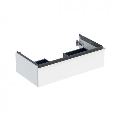 Geberit iCon szafka podumywalkowa 88,8 cm 1 szuflada wisząca biały połysk/chrom 502.312.01.2