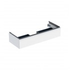 Geberit iCon szafka podumywalkowa 118,4 cm 1 szuflada wisząca biały połysk/biały mat 502.313.01.1