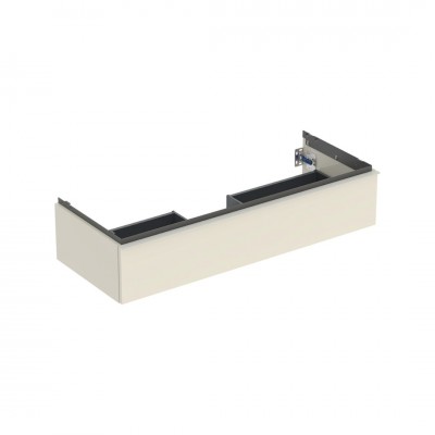 Geberit iCon szafka podumywalkowa 118,4 cm 1 szuflada wisząca szary piaskowy połysk/szary piaskowy mat 502.313.JL.1