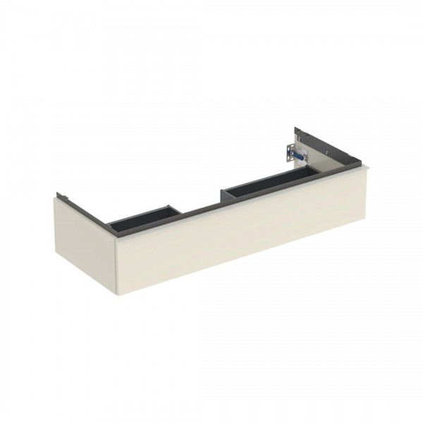 Geberit iCon szafka podumywalkowa 118,4 cm 1 szuflada wisząca szary piaskowy połysk/szary piaskowy mat 502.313.JL.1