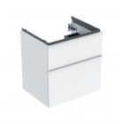 Geberit iCon szafka podumywalkowa 59,2 cm 2 szuflady wisząca biały połysk/biały mat 502.303.01.1