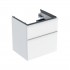 Geberit iCon szafka podumywalkowa 59,2 cm 2 szuflady wisząca biały połysk/biały mat 502.303.01.1