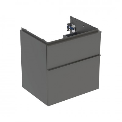 Geberit iCon szafka podumywalkowa 59,2 cm 2 szuflady wisząca lava mat 502.303.JK.1