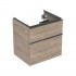 Geberit iCon szafka podumywalkowa 59,2 cm 2 szuflady wisząca orzech hickory 502.303.JR.1